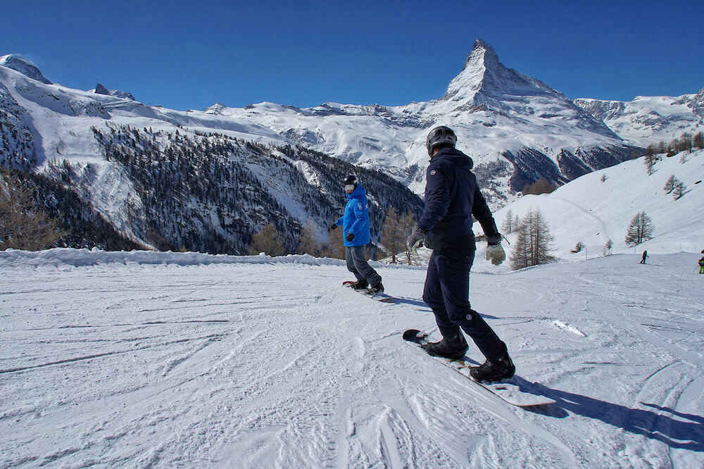 snowboard lessons in Zermatt, Swiss