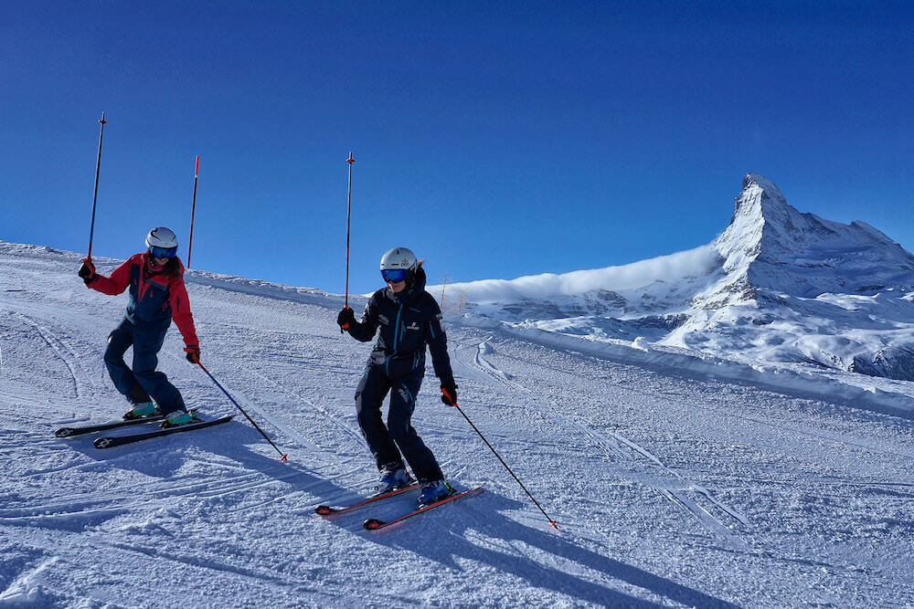 half day private ski lessons Zermatt