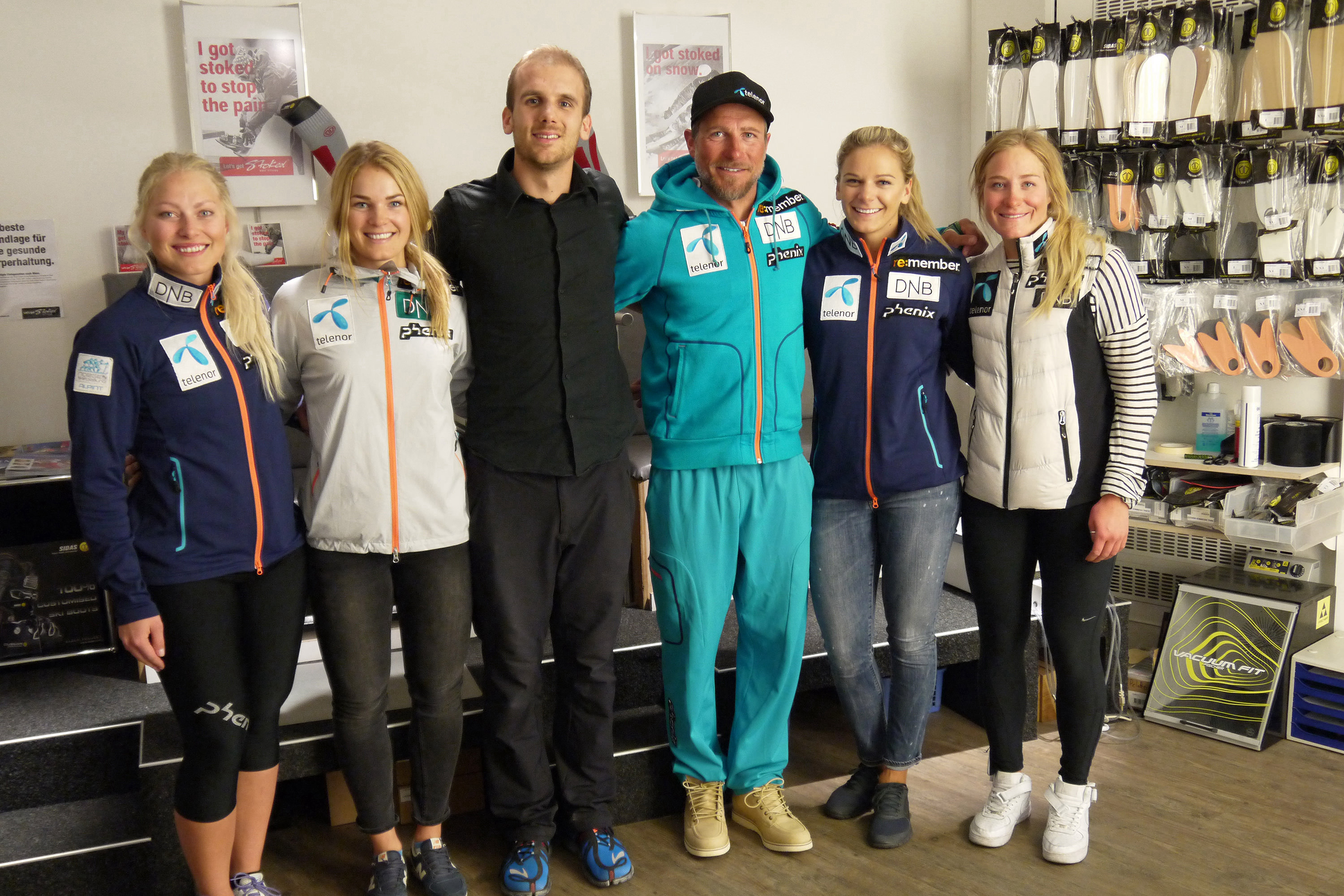world class clients, Stoked boot fitting Zermatt