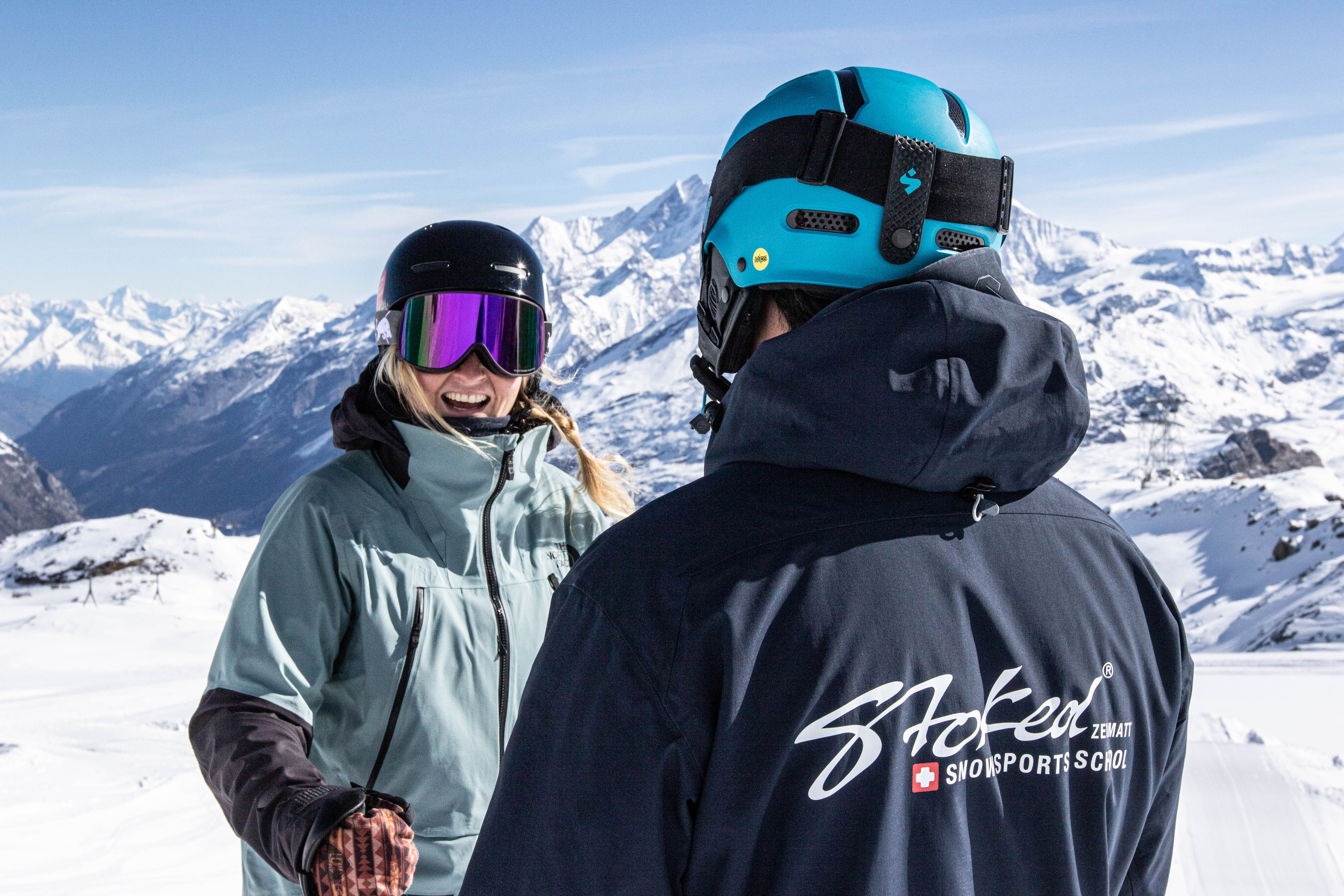 half day private ski lessons Zermatt