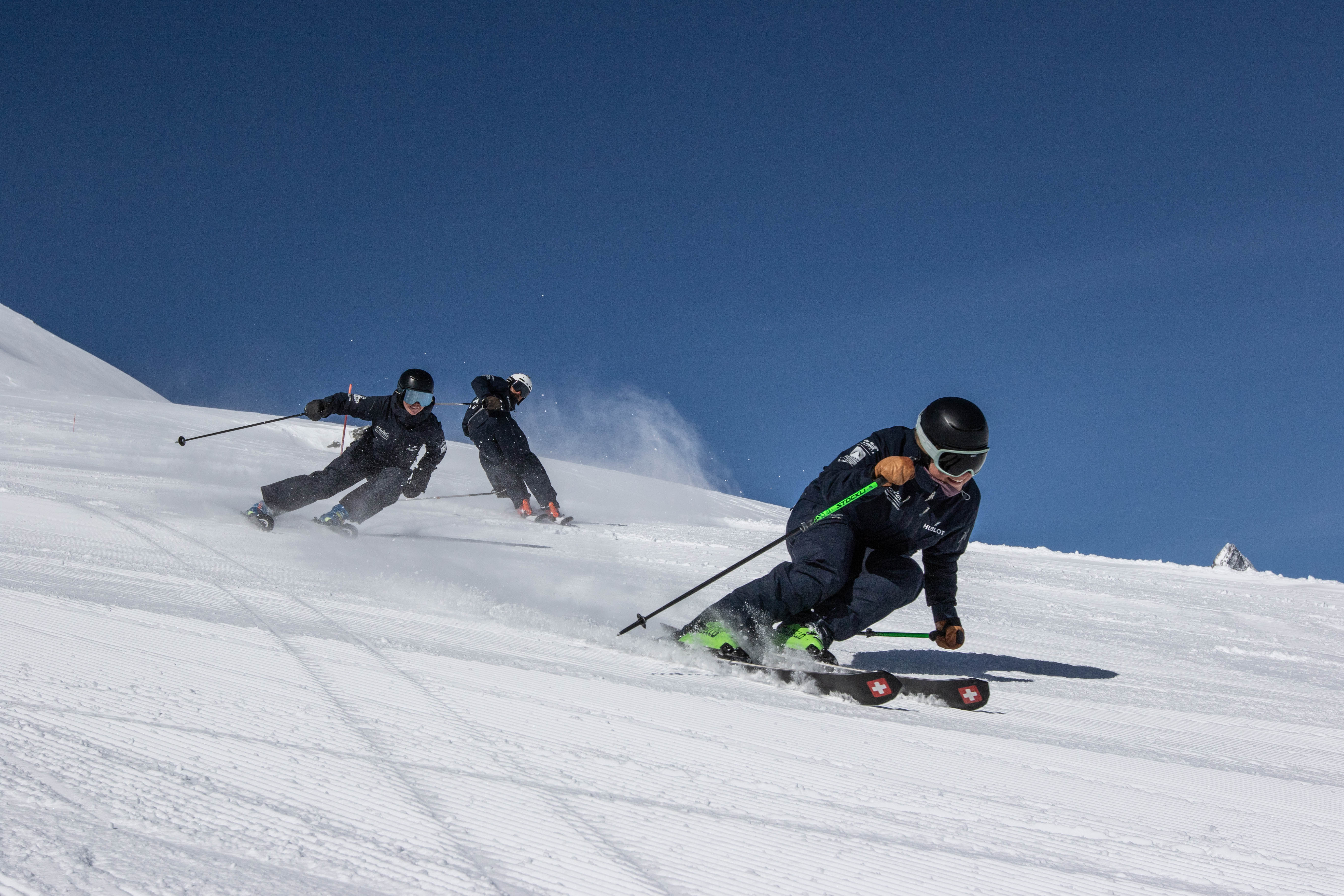 private ski lessons, Stoked ski school Zermatt