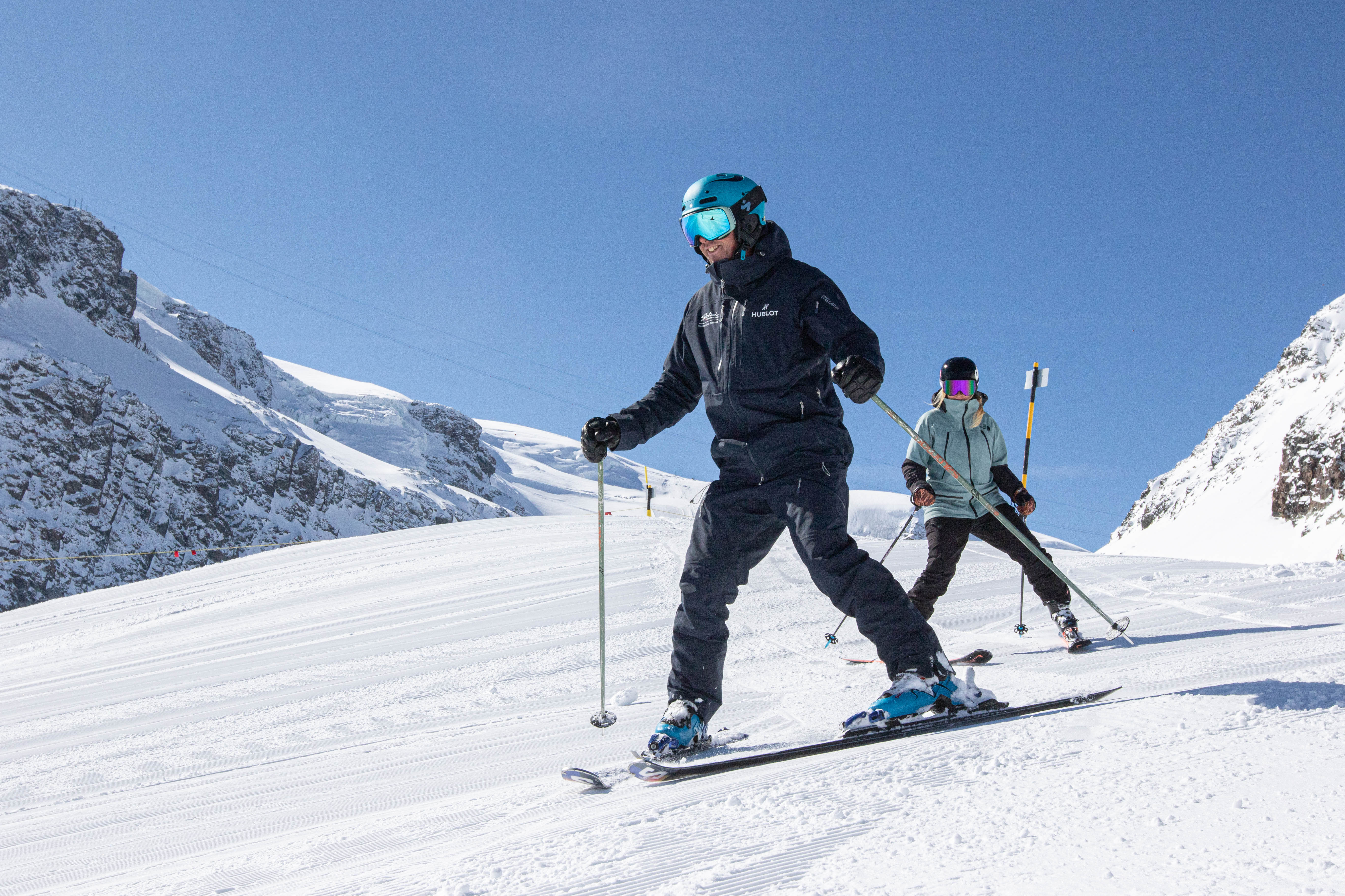 ski lessons for beginners, Stoked Swiss