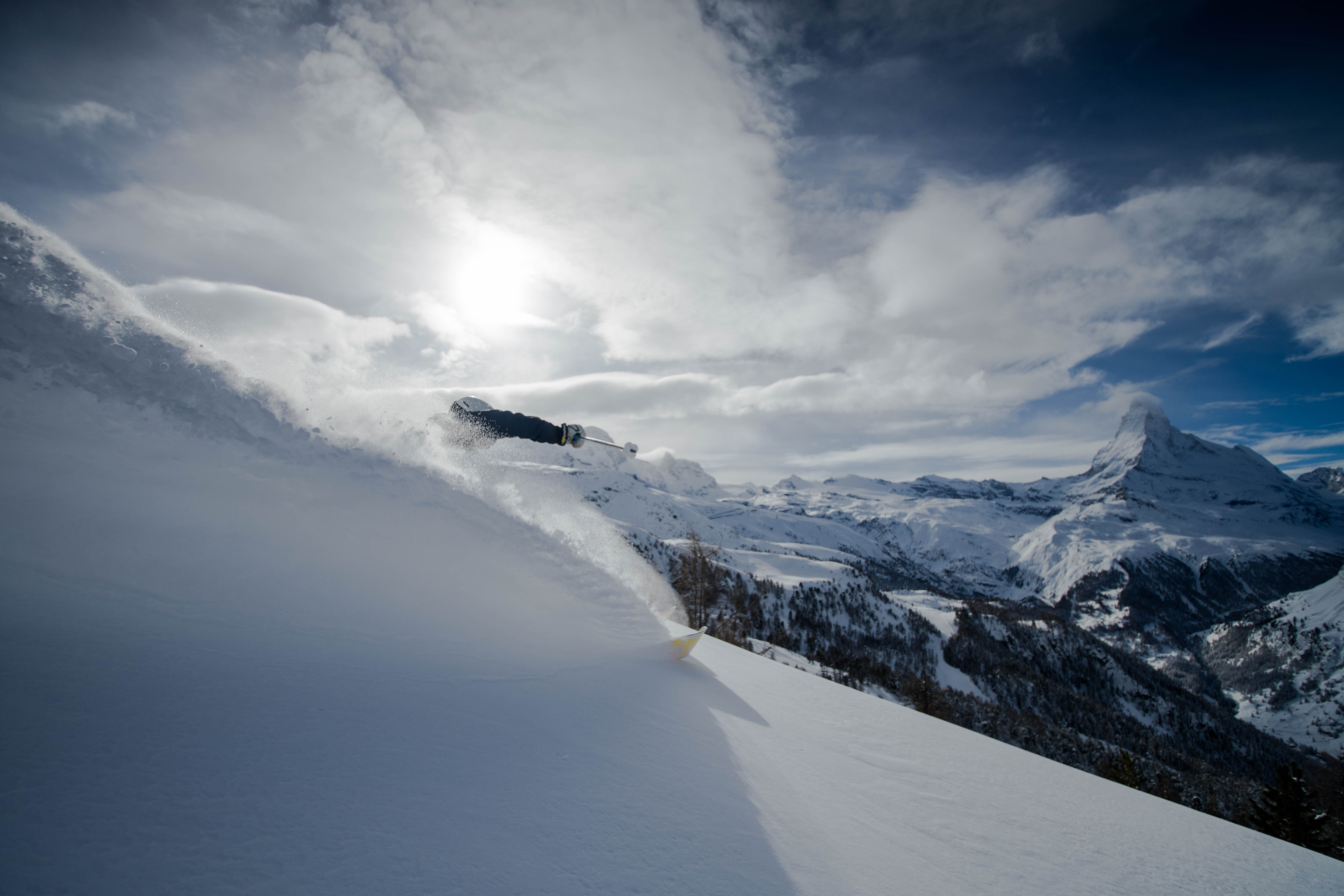 off piste skiing lessons in Stoked snowsport school, Zermatt